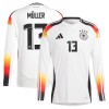 Original Fußballtrikot Deutschland Muller 13 Heimtrikot EURO 2024 Langarm Für Herren